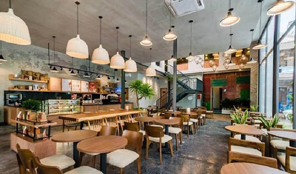 không gian đẹp là ưu thế để quán cafe của bạn thu hút khách